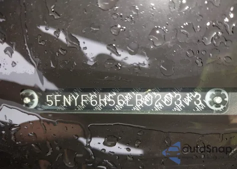 2020 Honda Pilot Awd Ex-L z USA, uszkodzony, nr VIN 5FNYF6H56LB020313